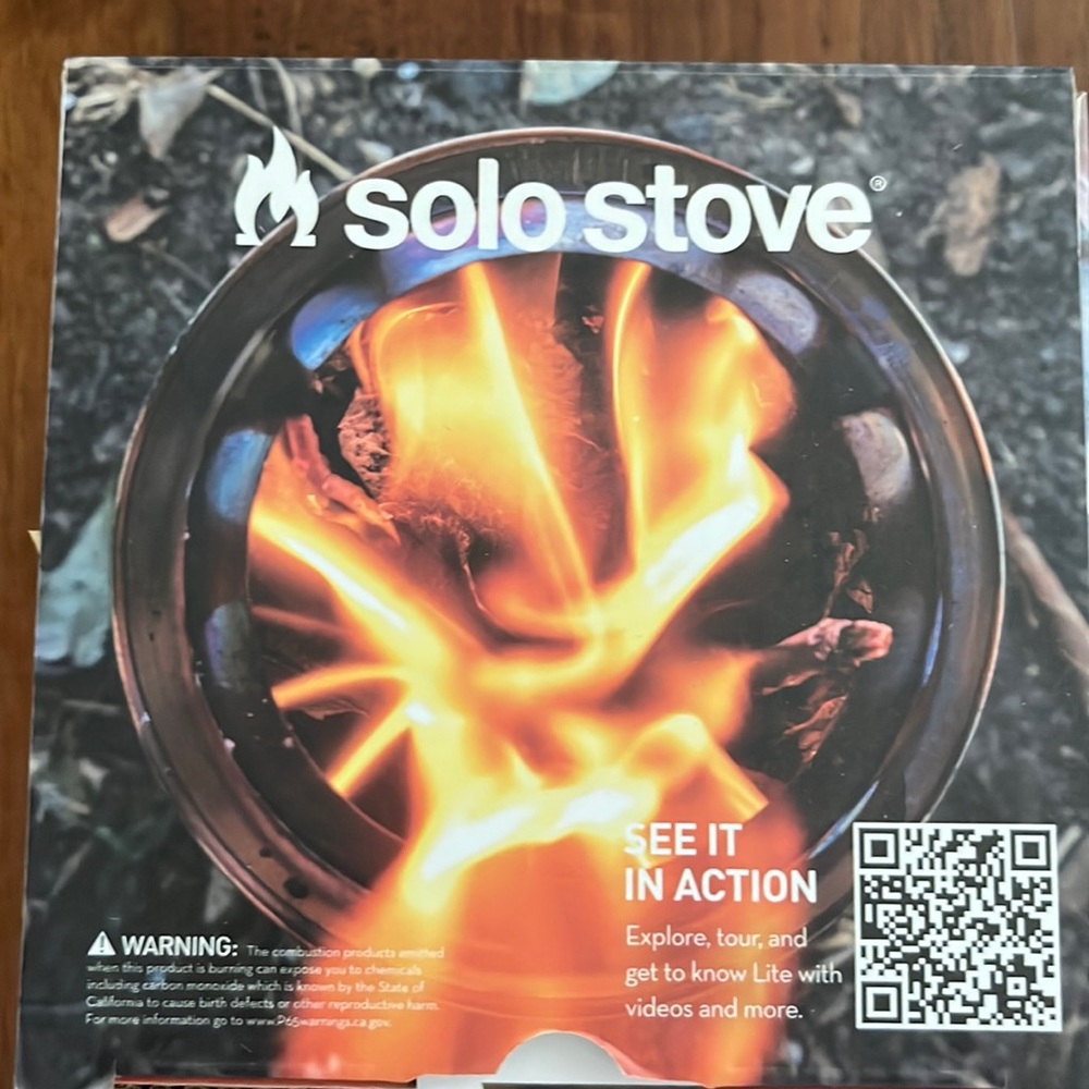 Solo Stove lite, portable camp stove